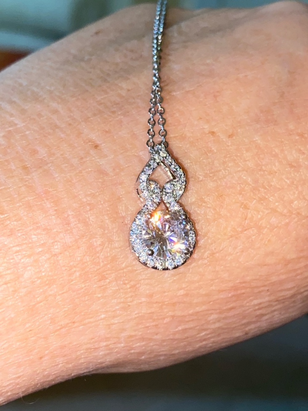Brilliant Moissanite Pendant Necklace